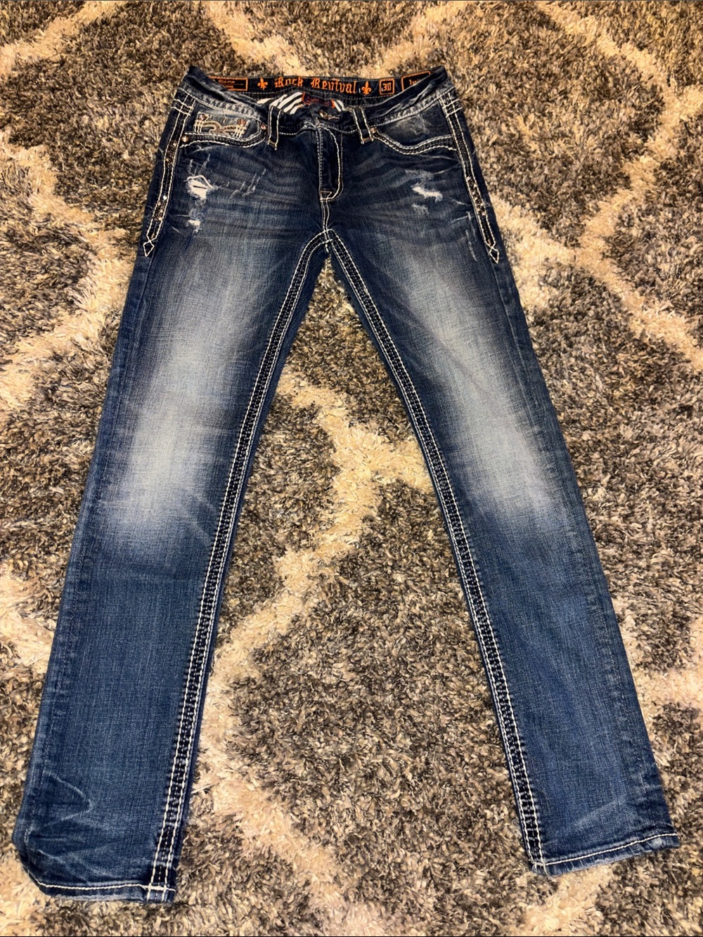 Rock Revival Rhinestone Jeans
